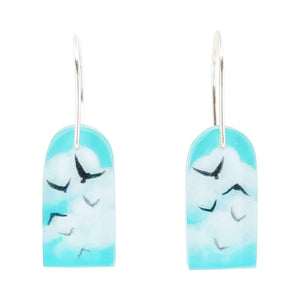 Earrings - Blue Skies Drops by Fernworks
