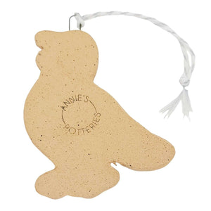 Ornament - Screaming Pigeon by Annie’s Potteries