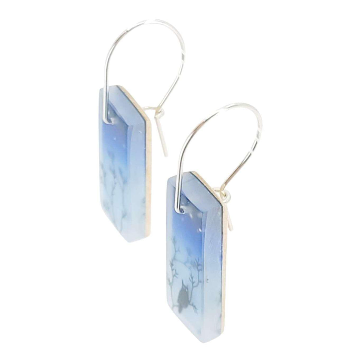 Earrings - Owl Drops by Fernworks