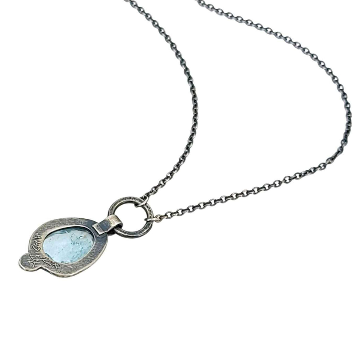 Necklace - OOAK Aquamarine Pendant in Mixed Metals by Allison Kallaway
