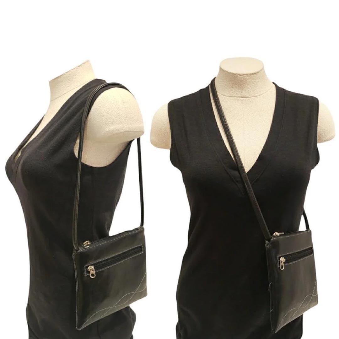 Bag - Bossa Nova Adjustable Medium Cross Body (Black) by Crystalyn Kae