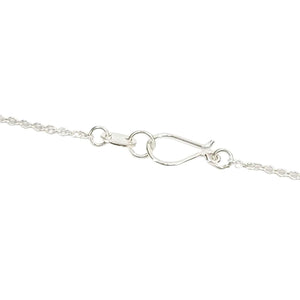 Necklace - Tiny Fragment in Sterling Silver and Diamond by Corey Egan