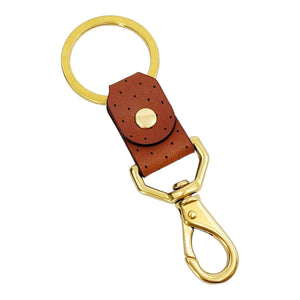 Keychain - Short Brass Swivel (Assorted Colors) by Woolly Made