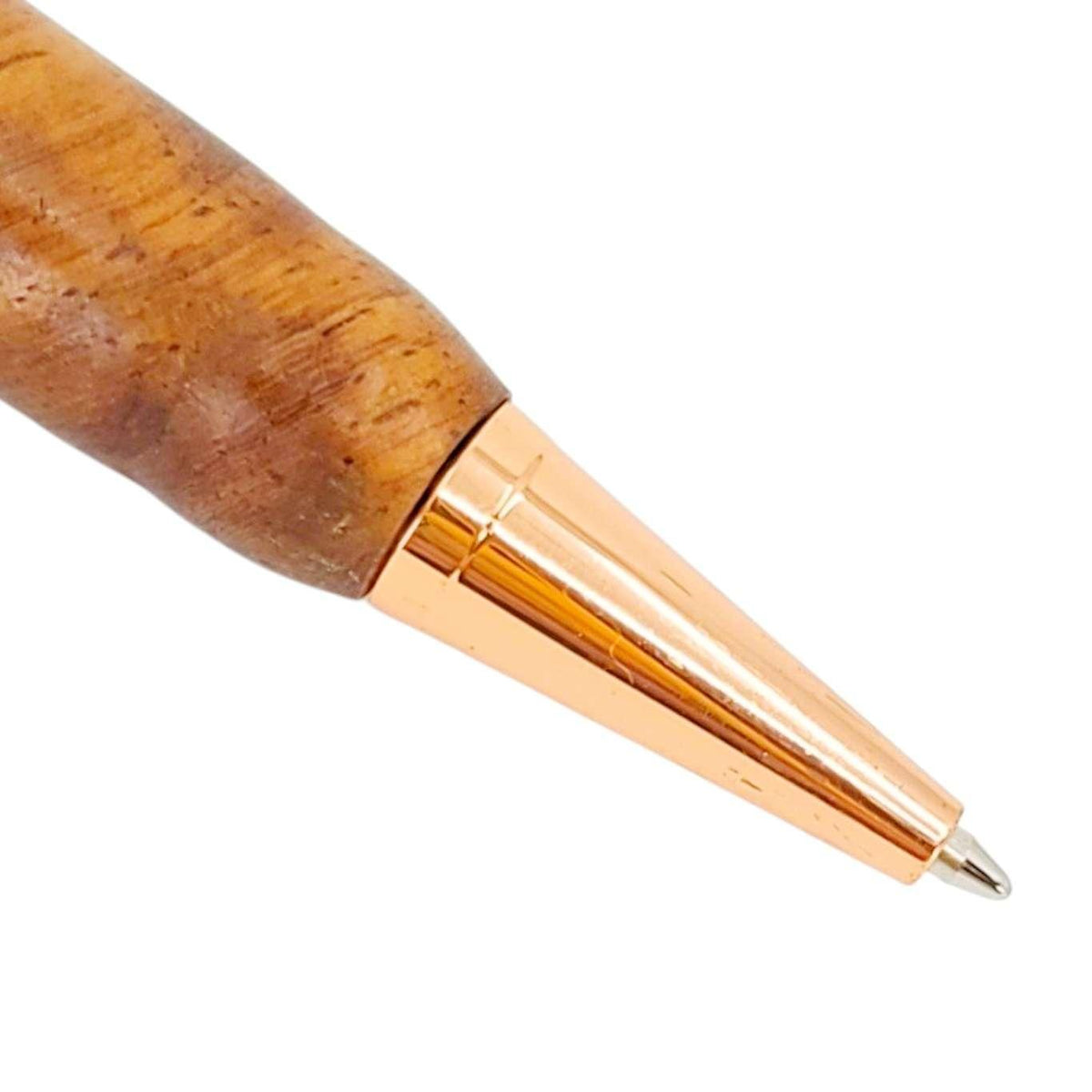 Pen - Twist Ballpoint - Contoured Wood (Rose Gold) by Embark Wood