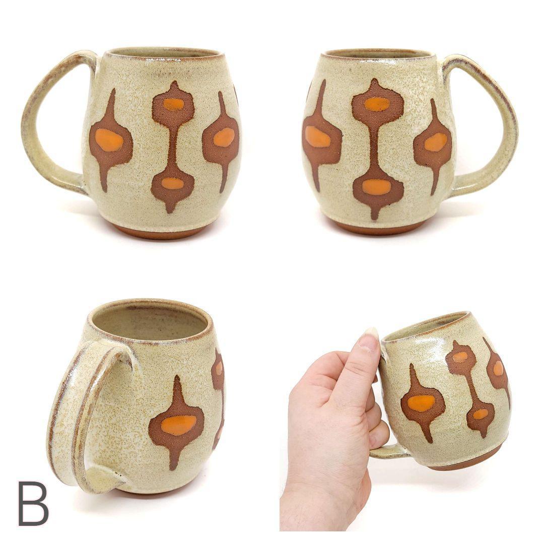 Mid Century Modern Mug Chartreuse — Sandy Brown Pottery