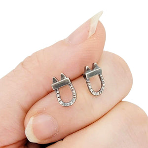 Earrings - Studs - Small Rise (Sterling Silver) by Taviametal