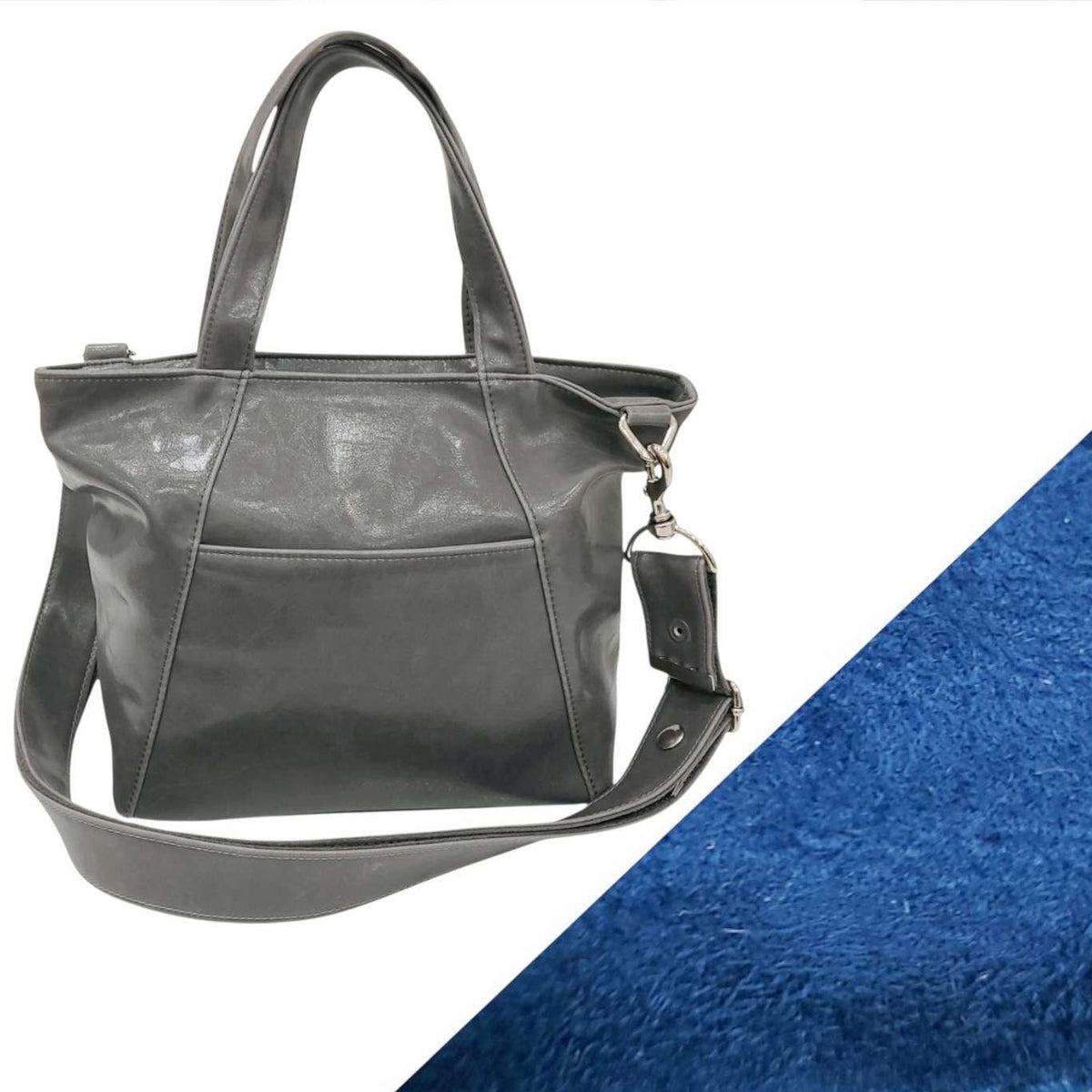 zBag - Mini Troubadour Adjustable Convertible Tote (Gray) by Crystalyn Kae
