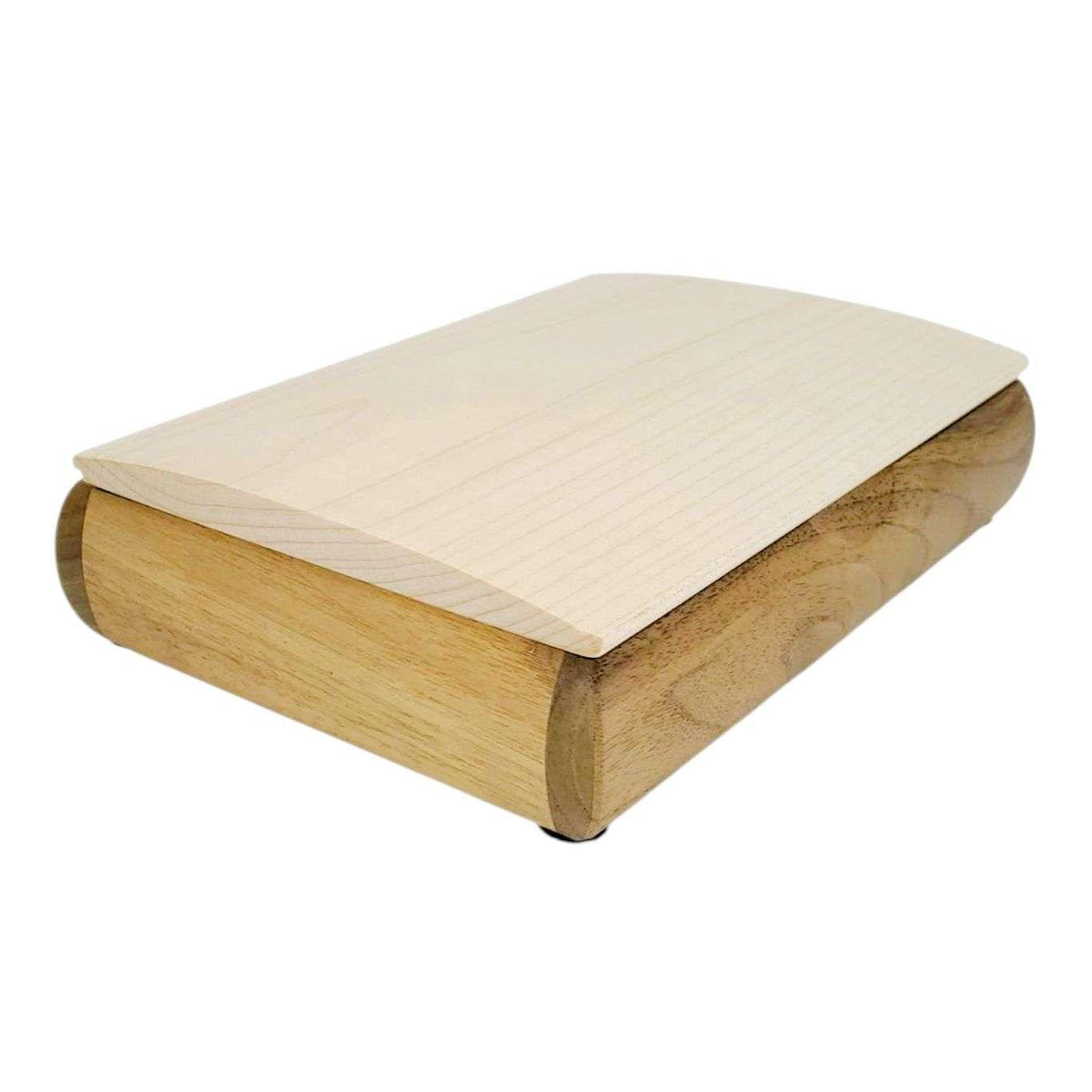 Jewelry Box - Small - Tranquility (Curly Maple, Walnut) by Mikutowski Woodworking