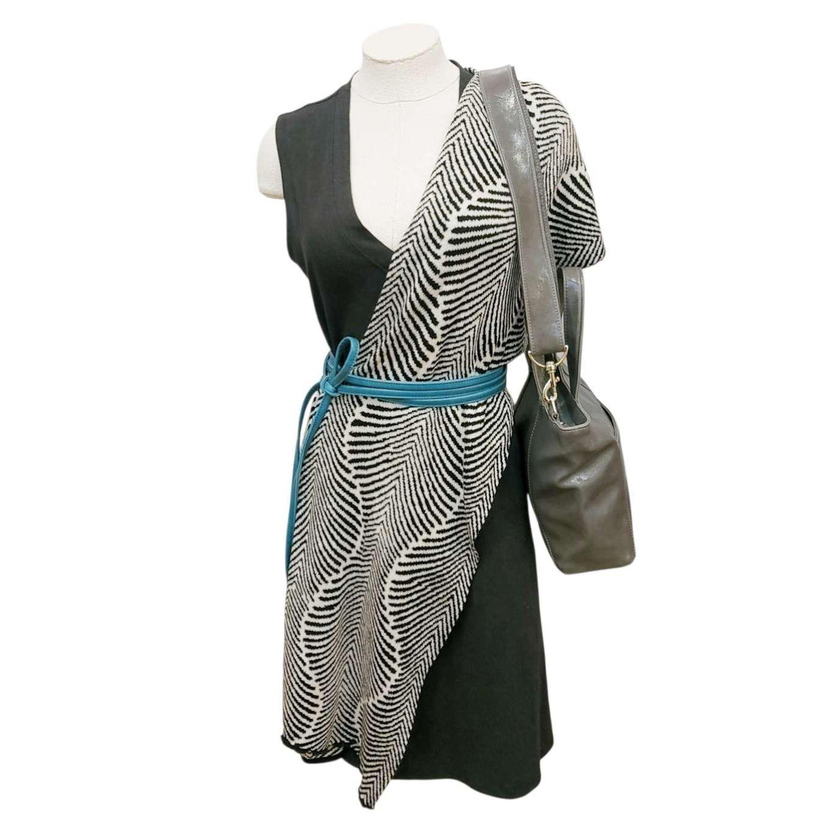 zBag - Mini Troubadour Adjustable Convertible Tote (Gray) by Crystalyn Kae