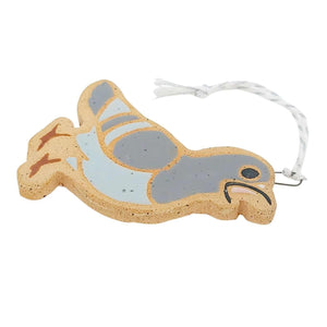 Ornament - Screaming Pigeon by Annie’s Potteries