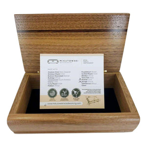 Jewelry Box - Small Treasure Box (Walnut, Wenge) by Mikutowski Woodworking