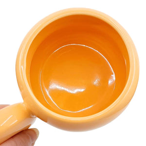 Mug - Orange Small Chubby Donut Mug by MUD WITCH