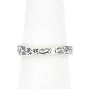 Ring - Size 6 - Heavily Textured Ribbon (Sterling Silver) by Taviametal