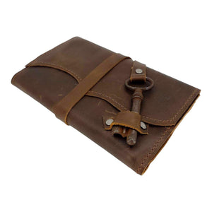 Journal - Small Nottinghill in Chocolate Brown Leather by Divina Denuevo