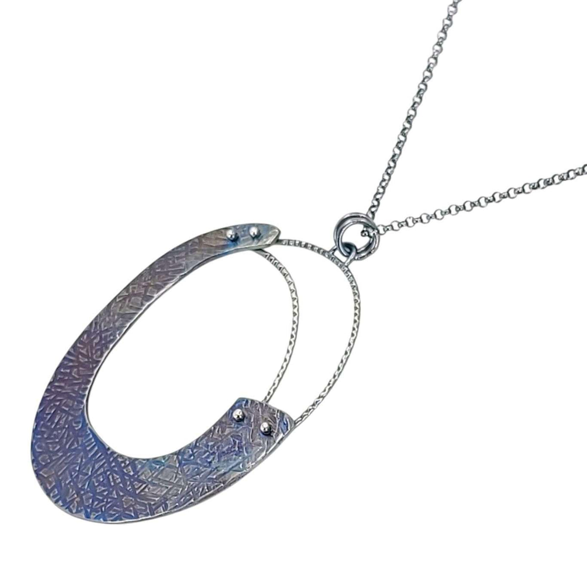 Necklace - Large Round Rise Mashup by Taviametal