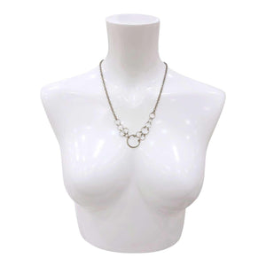 Necklace - Circling Bib (Small) (Stainless Steel and Titanium) by Wraptillion