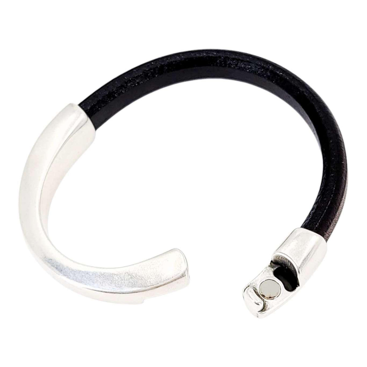 Bracelet - Kona Leather Breakaway (Assorted Metals) by Diana Kauffman Designs