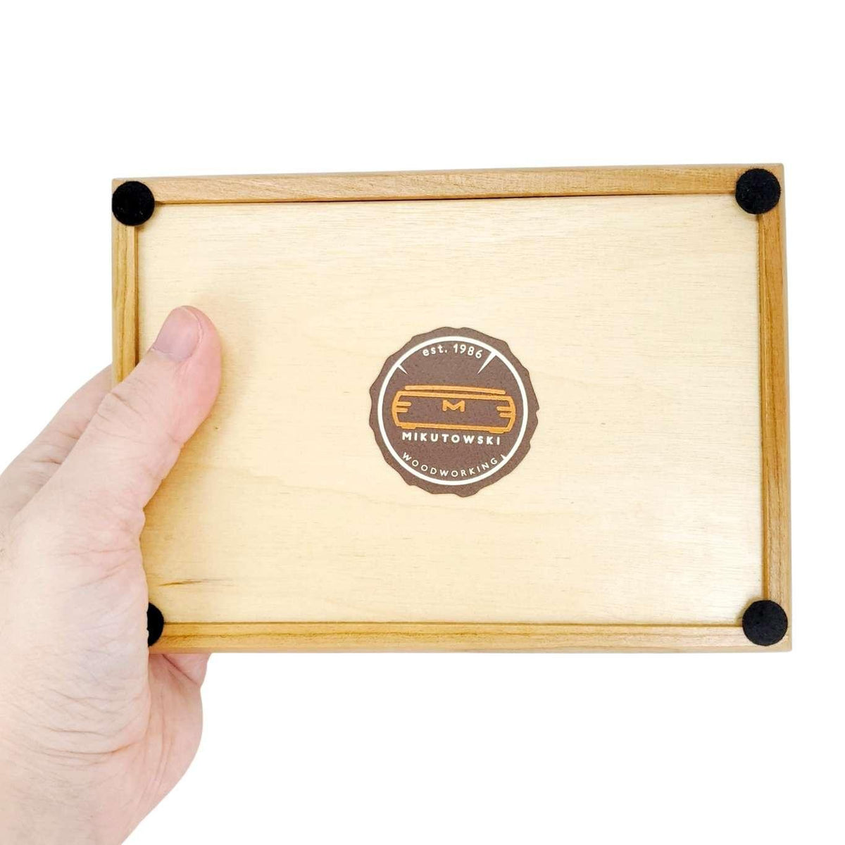 Jewelry Box - Small - Tranquility (Cherry, Curly Maple) by Mikutowski Woodworking
