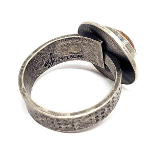 Ring - Size 8.25 - OOAK Citrine Ring in Sterling Silver by Allison Kallaway