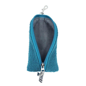 Accessory - Teal Boucle - Clip On Padded Eyeglass Case by Crystalyn Kae