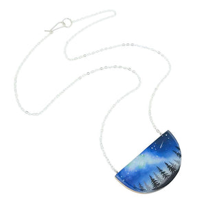Necklace - Milky Way Painted by Fernworks