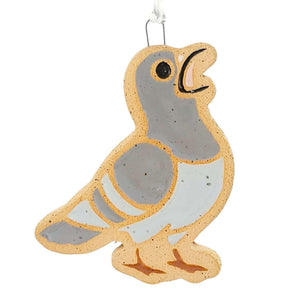 Ornament - Screaming Pigeon by Annie’s Potteries
