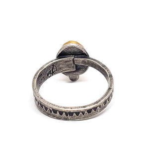 Ring - Size 9.25 - OOAK Labradorite Ring in Mixed Metals by Allison Kallaway