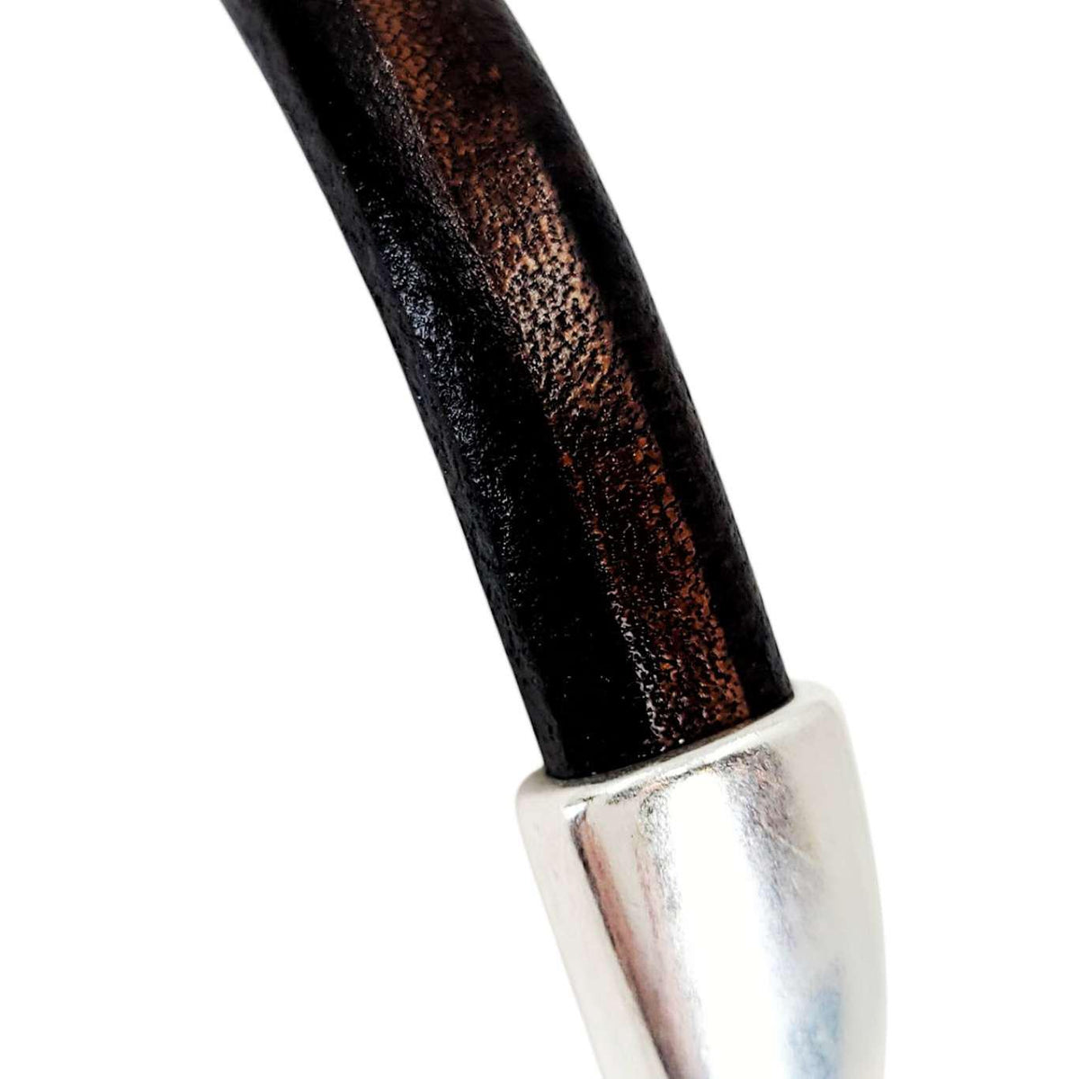 Bracelet - Kona Leather Breakaway (Assorted Metals) by Diana Kauffman Designs