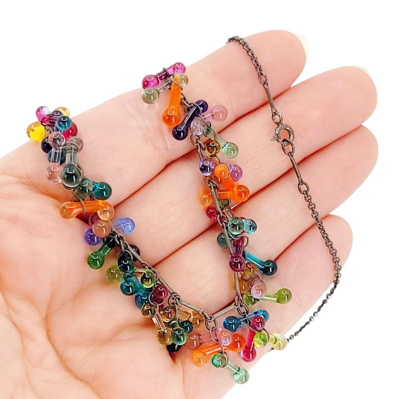 Necklace - Rosetti (Rainbow) by Krista Bermeo Studio