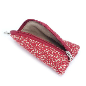 Accessory - Accelerated Red - Clip On Padded Eyeglass Case by Crystalyn Kae