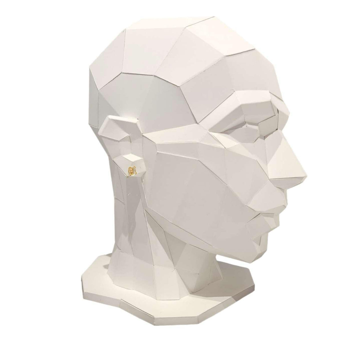 Earrings - Classic 8-9mm Herkimer Studs in Yellow Gold Vermeil by Storica Studio