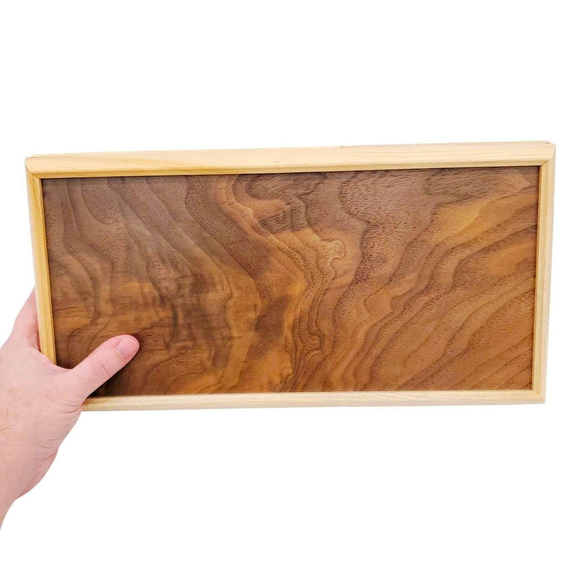 Jewelry Box - Large - Small Valet (Spalted Maple, Walnut, Wenge) by Mikutowski Woodworking