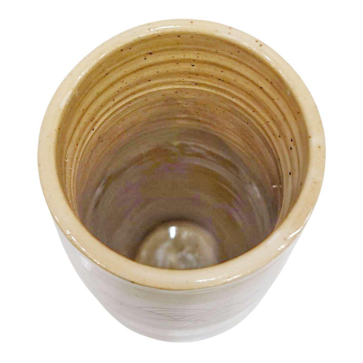 Kokeshi Jar - XXXL - Peaceful "Up Up Up" Black Wave (OOAK) by Jennifer Fujimoto Collection