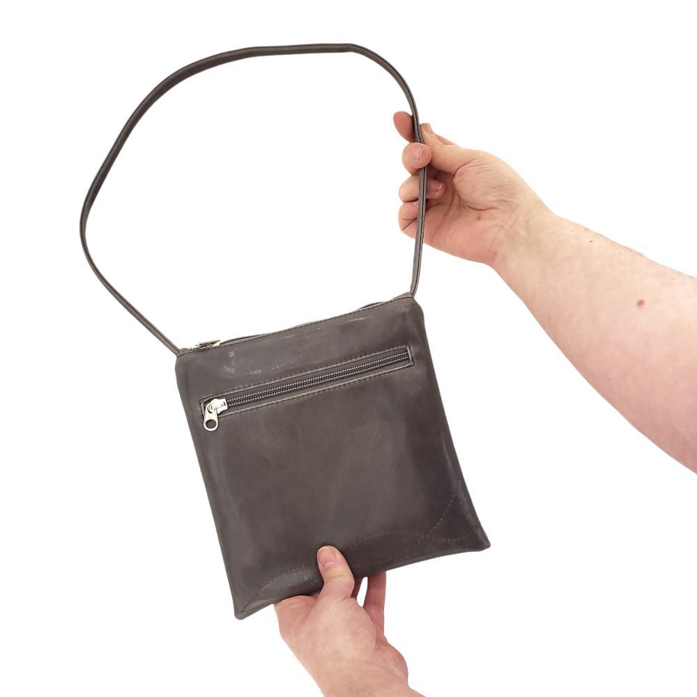 Bag - Cha Cha Tall Adjustable Small Cross Body (Gray) by Crystalyn Kae