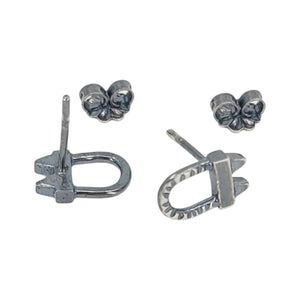 Earrings - Studs - Small Rise (Sterling Silver) by Taviametal