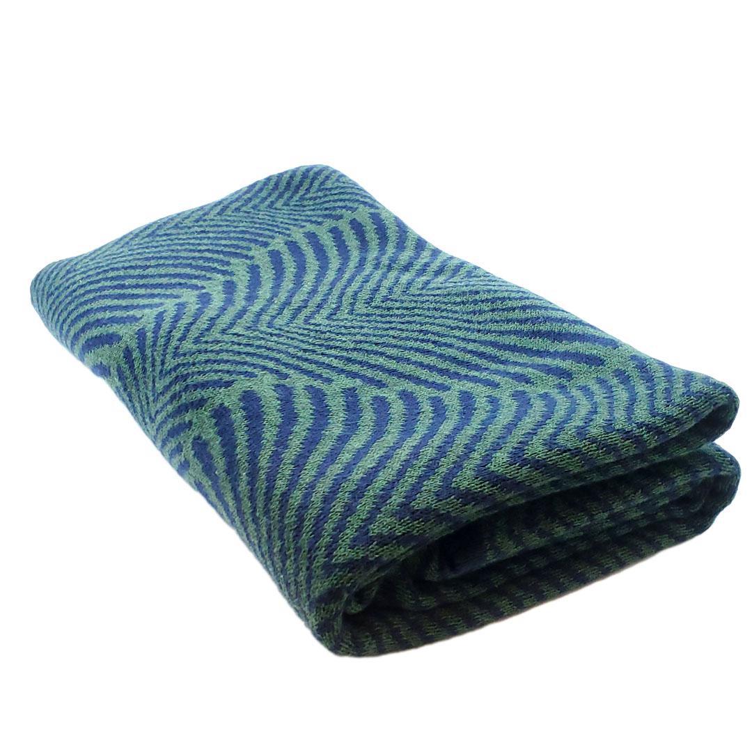 Wrap - Forest Fern in Hunter and Navy by Liamolly