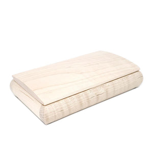 Jewelry Box - Mini Possibility Box (Curly Maple) by Mikutowski Woodworking