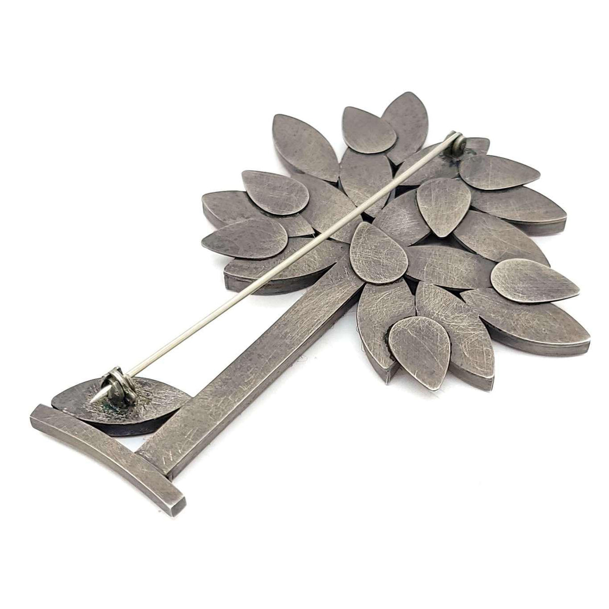 Brooch Pin - Autumn Perfect Tree in Hot Earth by Michele A. Friedman