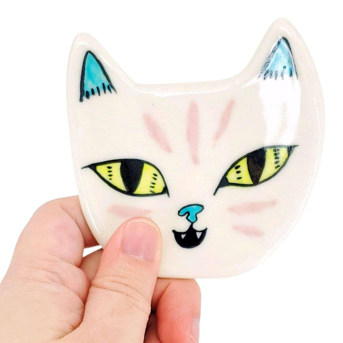 Ring Dish - Little Tiger (Green) by Erika Rier