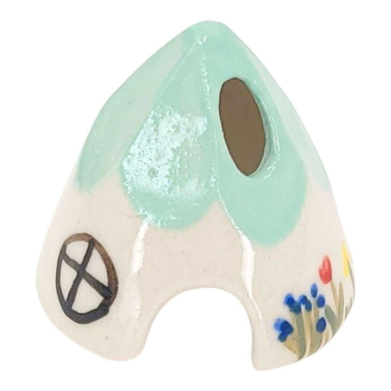 Figurine - Ceramic House (Turquoise) by Spalted Home