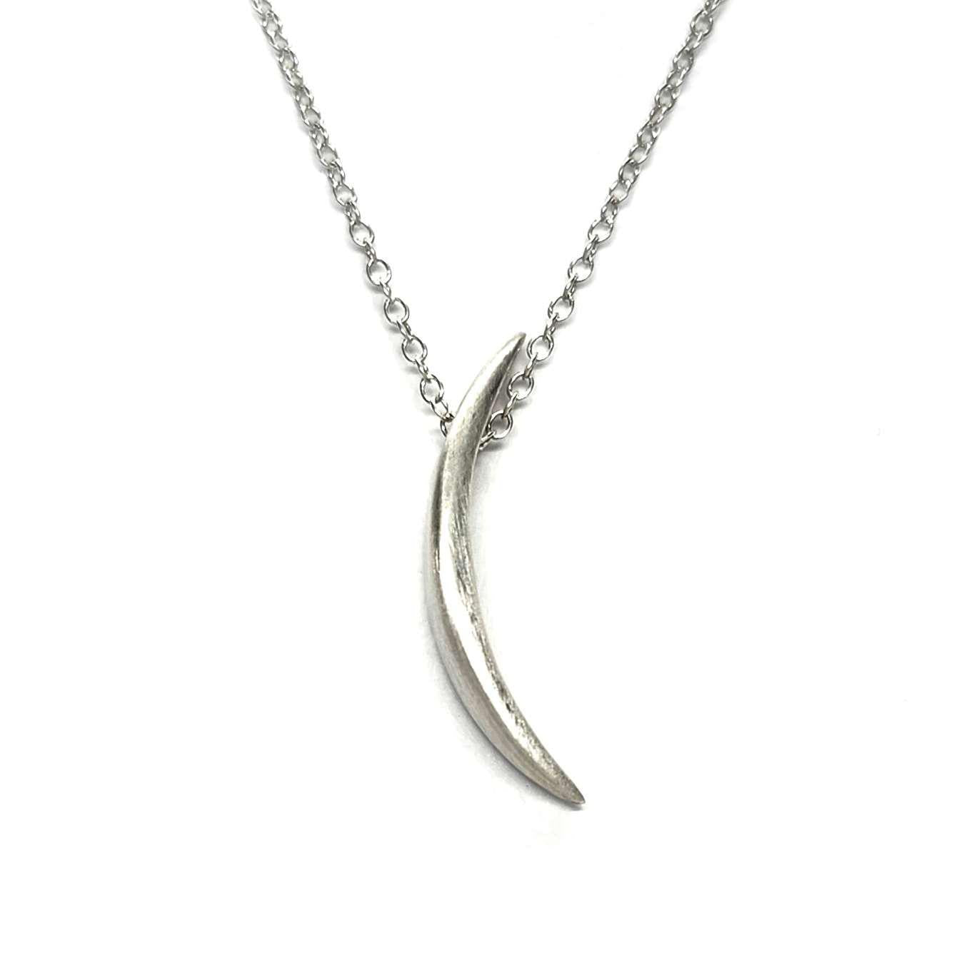 Necklace - Crescent Moon in Sterling Silver by Michelle Chang