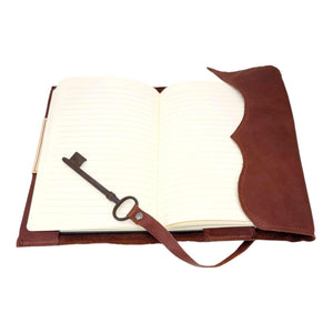 Journal - Large Nottinghill in Mahogany Leather by Divina Denuevo