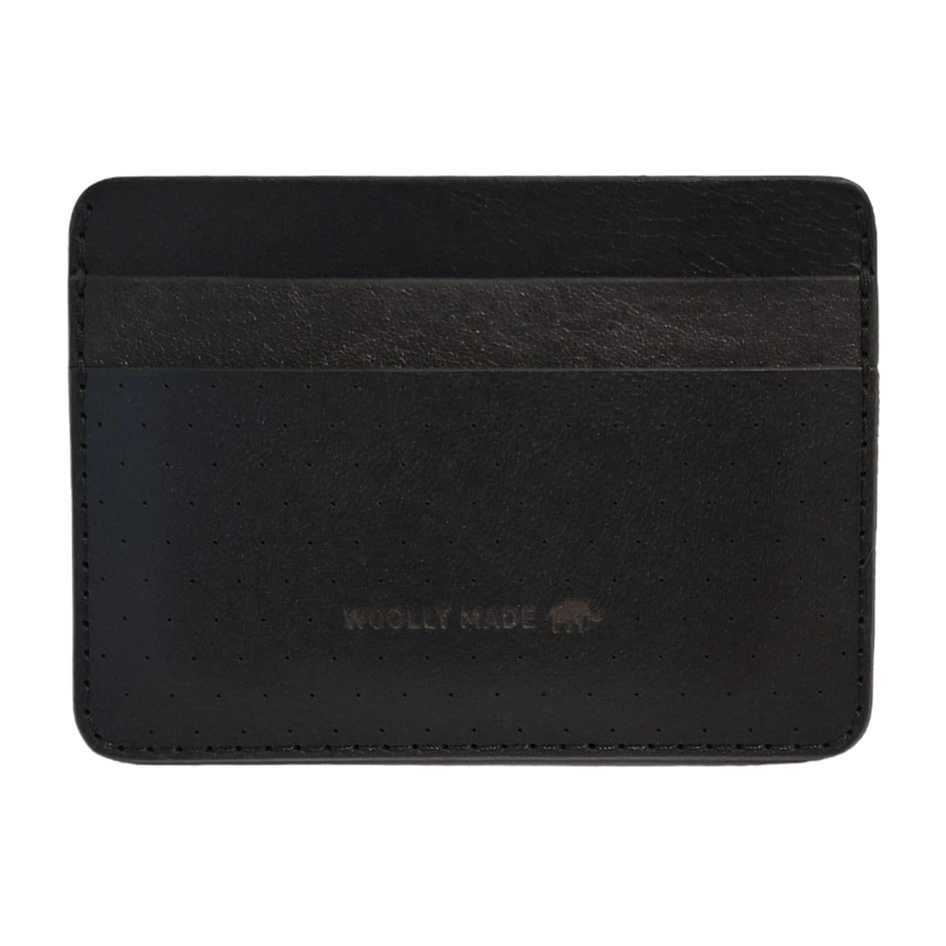 Wallet – Half-Size Perforated Leather (Assorted Colors) by Woolly Made