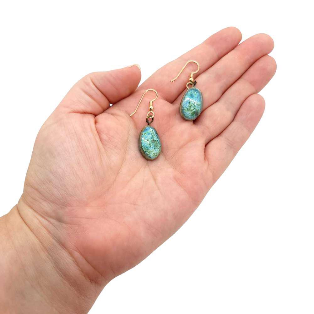 Earrings - Small Gem Drops in Mystic by Dandy Jewelry