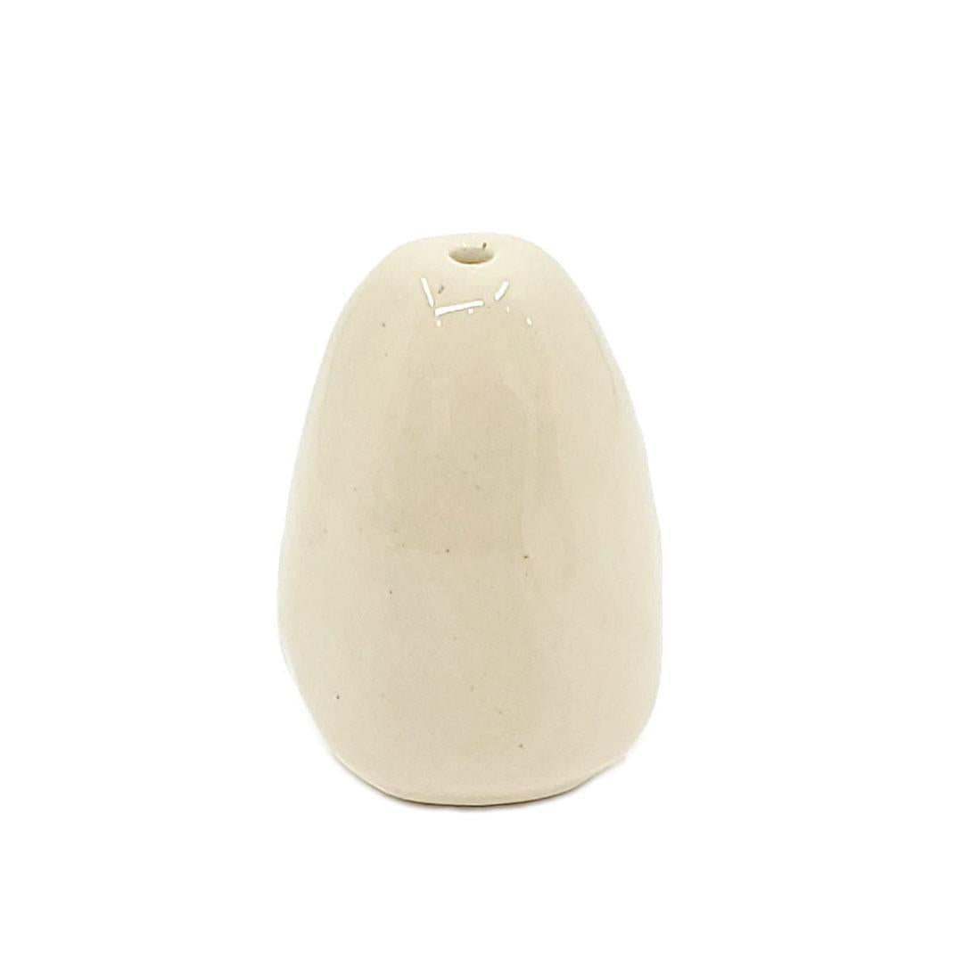 Figurine - Lucky Potato Bud Vase (Single Hole, Mint Cheeks, Tall) by The Pottery Parade