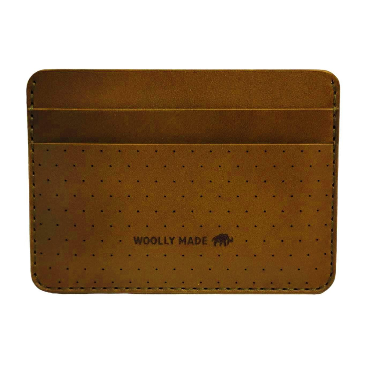 Wallet – Half-Size Perforated Leather (Assorted Colors) by Woolly Made