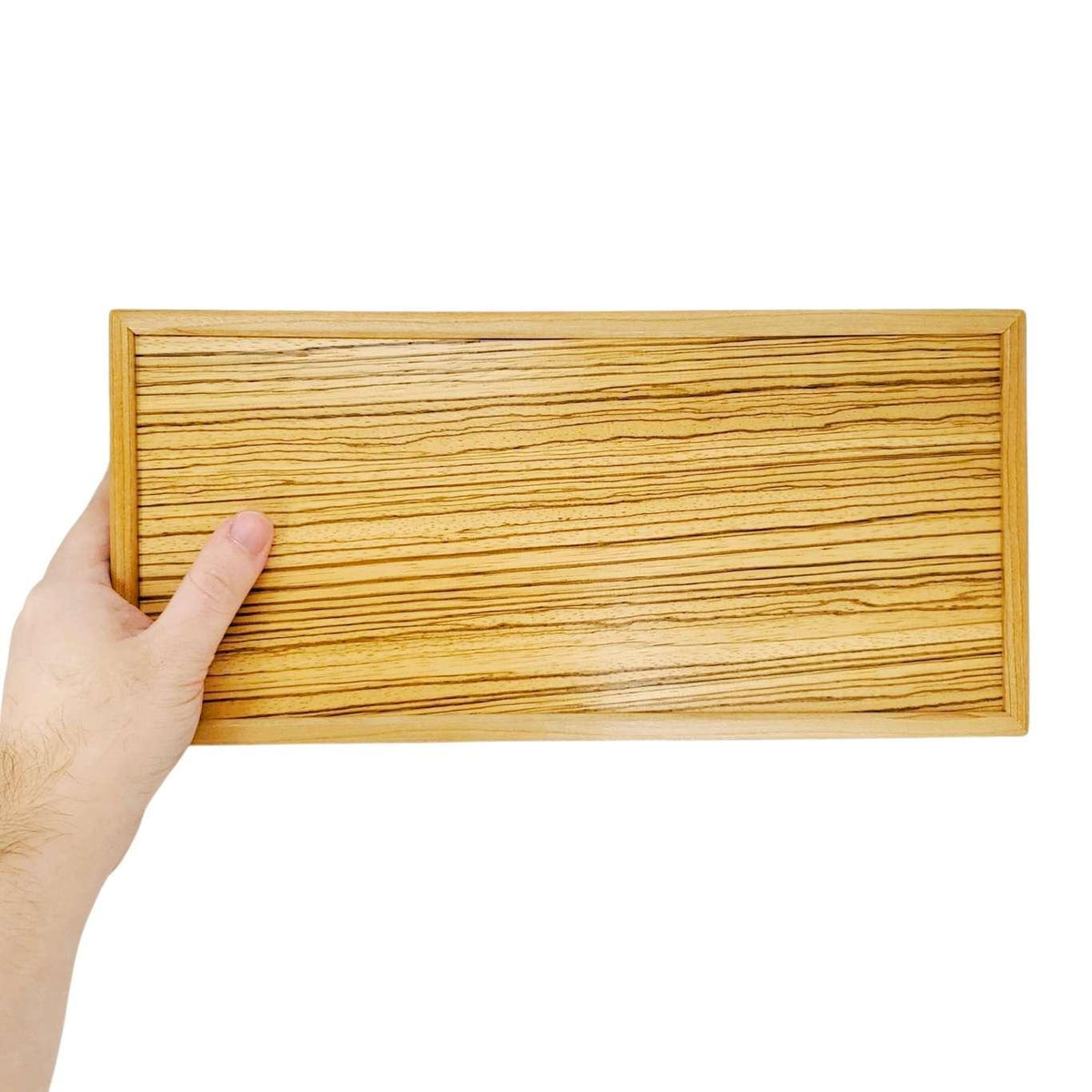 Jewelry Box - Medium - Sentinel (Cherry, Wenge, Zebrawood) by Mikutowski Woodworking