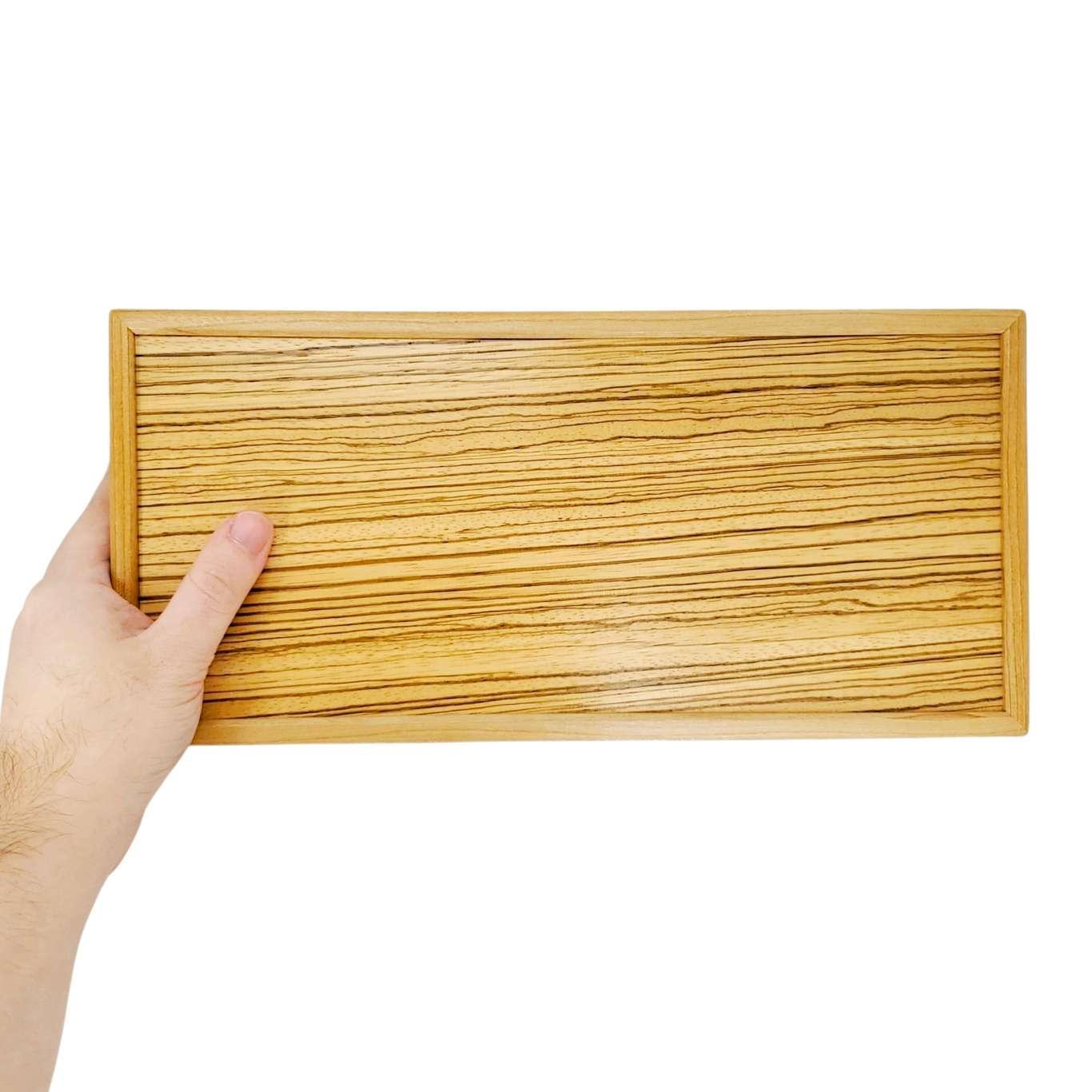 Jewelry Box - Medium - Sentinel (Cherry, Wenge, Zebrawood) by Mikutowski Woodworking