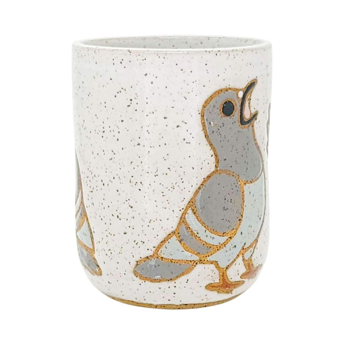 Cup - 8oz Tumbler (Pigeons) by Annie’s Potteries