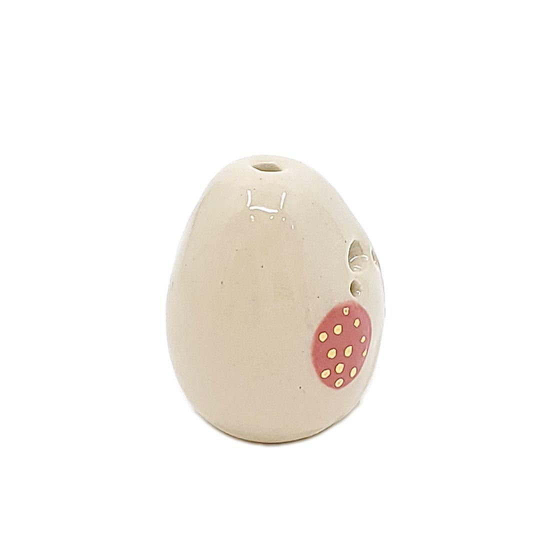 Figurine - Lucky Potato Bud Vase (Single Hole, Rose Cheeks) by The Pottery Parade